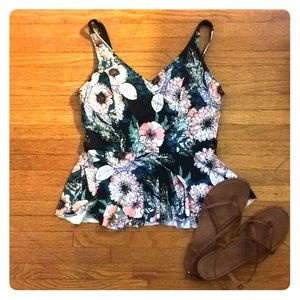 Sea Angel Swim - Peplum Tankini // Floral // Target Sea Angel Swim - Peplum Tankini // Floral // Target
